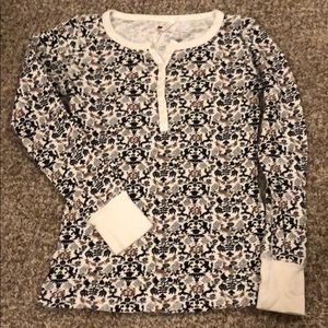 Free People waffle knit thermal